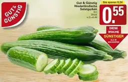 WEZ Gut & Günstig Niederländische Salatgurken Angebot