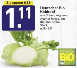 WEZ Deutscher Bio Kohlrabi Angebot