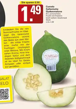 WEZ Cumelo Italienische Gurkenmelone Angebot