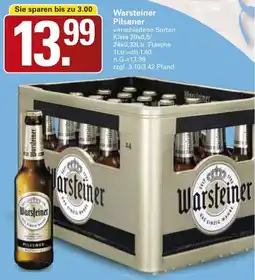 WEZ Warsteiner Pilsener Angebot