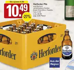 WEZ Herforder Pils Angebot