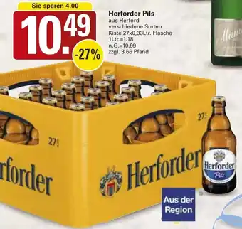 WEZ Herforder Pils Angebot