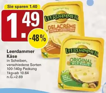WEZ Leerdammer Käse Angebot