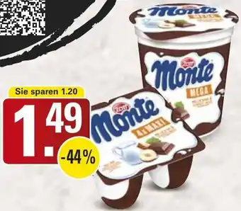 WEZ Zott Monte Maxi Angebot