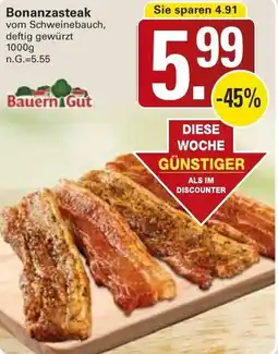 WEZ Bauern Gut Bonanzasteak Angebot