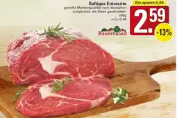 WEZ Bauern Gut Saftiges Entrecôte Angebot