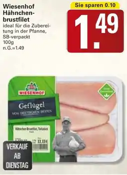 WEZ Wiesenhof Hähnchenbrustfilet Angebot