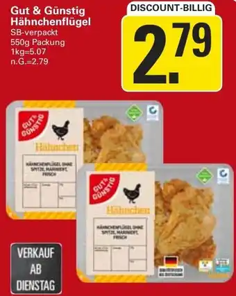 WEZ Gut & Günstig Hähnchenflügel Angebot