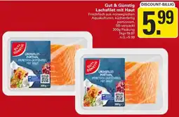 WEZ Gut & Günstig Lachsfilet mit Haut Angebot