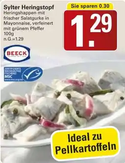 WEZ BEECK Sylter Heringstopf Angebot