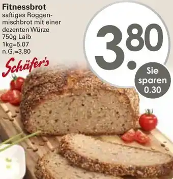 WEZ Schäfer's Fitnessbrot Angebot