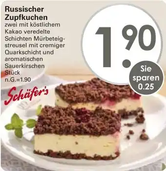 WEZ Schäfer's Russischer Zupfkuchen Angebot