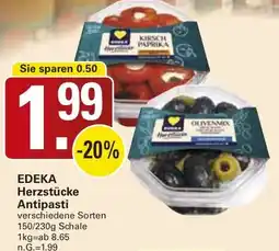 WEZ EDEKA Herzstücke Antipasti Angebot