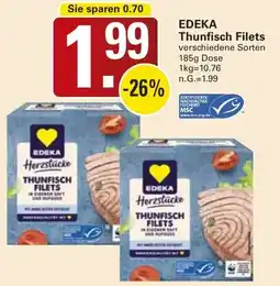WEZ EDEKA Thunfisch Filets Angebot