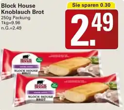 WEZ Block House Knoblauch Brot Angebot
