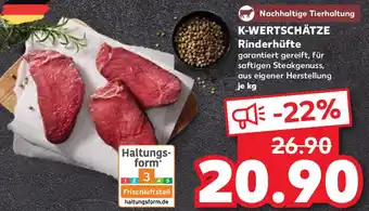 Kaufland K-WERTSCHÄTZE Rinderhüfte Angebot