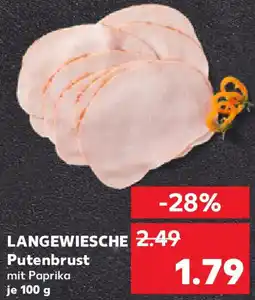 Kaufland LANGEWIESCHE Putenbrust Angebot