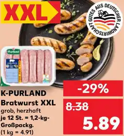 Kaufland K-PURLAND Bratwurst XXL Angebot
