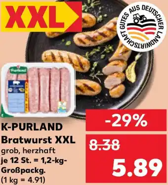 Kaufland K-PURLAND Bratwurst XXL Angebot