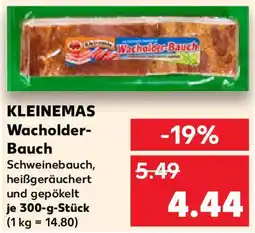 Kaufland KLEINEMAS Wacholder Bauch Angebot
