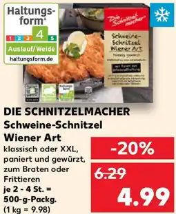 Kaufland DIE SCHNITZELMACHER Schweine-Schnitzel Wiener Art Angebot