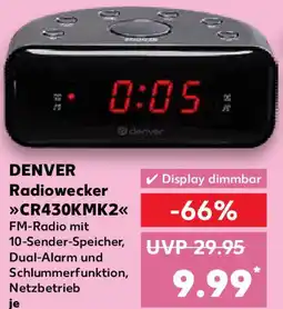 Kaufland DENVER Radiowecker CR430KMK2 Angebot