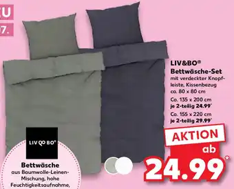 Kaufland LIV&BO Bettwäsche-Set Angebot