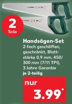Kaufland Handsägen-Set Angebot