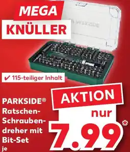 Kaufland PARKSIDE Ratschen Schraubendreher mit Bit-Set Angebot