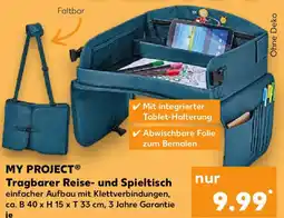 Kaufland MY PROJECT Tragbarer Reise- und Spieltisch Angebot