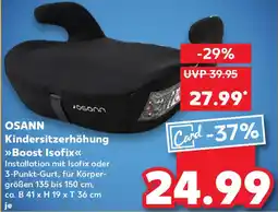Kaufland OSANN Kindersitzerhöhung Boost Isofix Angebot
