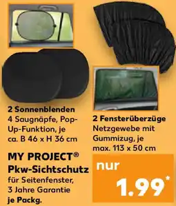 Kaufland MY PROJECT Pkw-Sichtschutz Angebot