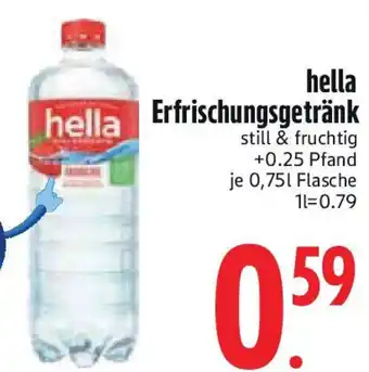Edeka hella Erfrischungsgetränk Angebot
