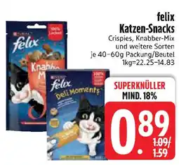 Edeka felix Katzen-Snacks Angebot