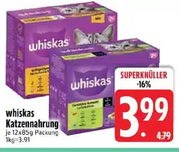 Edeka whiskas Katzennahrung Angebot