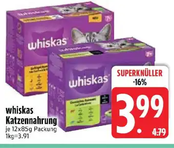 Edeka whiskas Katzennahrung Angebot