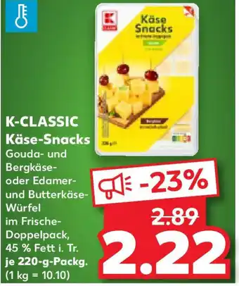 Kaufland K-CLASSIC Käse-Snacks Angebot