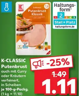 Kaufland K-CLASSIC Putenbrust Angebot