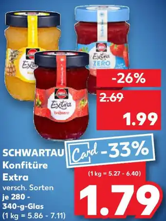 Kaufland SCHWARTAU Konfitüre Extra Angebot