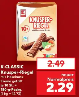Kaufland K-CLASSIC Knusper-Riegel Angebot