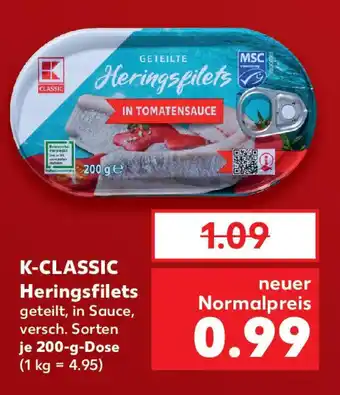Kaufland K-CLASSIC Heringsfilets Angebot