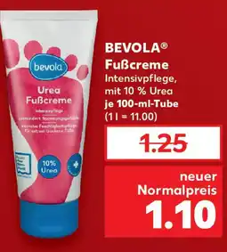 Kaufland BEVOLA Fußcreme Angebot