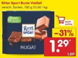 Netto Marken-Discount Ritter Sport Bunte Vielfalt Angebot