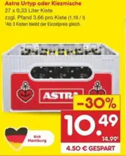 Netto Marken-Discount Astra Urtyp oder Kiezmische Angebot
