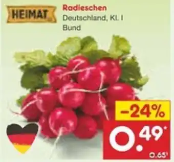 Netto Marken-Discount HEIMAT Radieschen Angebot