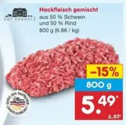 Netto Marken-Discount Hackfleisch gemischt Angebot