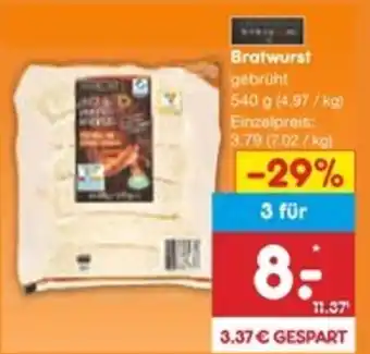 Netto Marken-Discount Bratwurst gebrüht Angebot