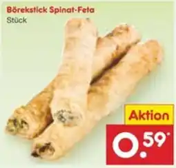 Netto Marken-Discount Börekstick Spinat-Feta Angebot