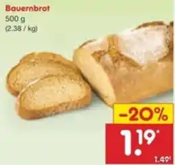 Netto Marken-Discount Bauernbrot Angebot