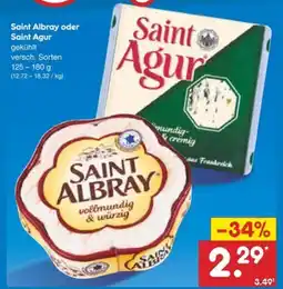 Netto Marken-Discount Saint Albray oder Saint Agur Angebot